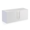 Homdat Simple Design Facial Tissue Boxes Rectangular 27.5x12.7x10.5 cm Acrylic