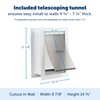 PetSafe Wall Entry Pet Door - Rust-Free Telescoping Frame -