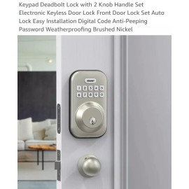 Maosant Masoant Keyless Entry Door Lock