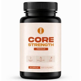 Core Strength Food Supplement 60 Capsules – Marine Collagen, Vitamin C & Vitamin B3 – Daily Capsule Formula