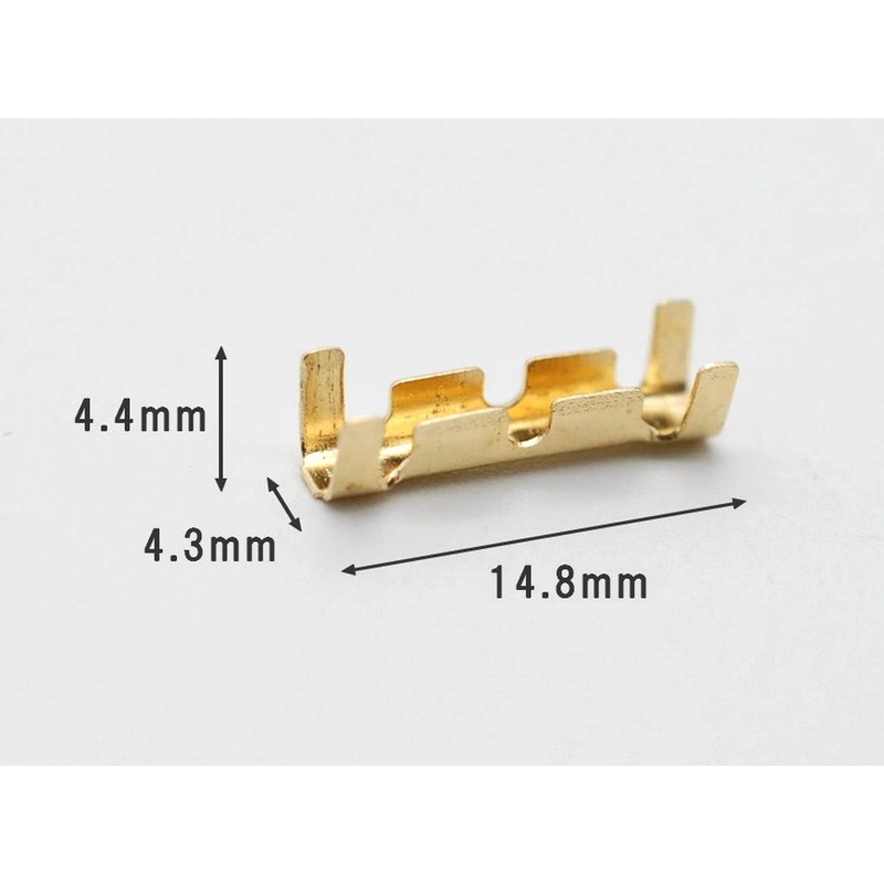 j-base Straight Terminals 100 Piece Set, Easy Connection, Wiring Processing,