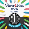Paper Mate InkJoy Bright Retractable Gel Pens, Medium Point, 0.7