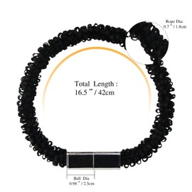 Pangogogo Simple and Elegant Curtain Tiebacks, Strong Easy to Assemble, Tiebacks for Curtains, Beautiful Decorative Magnetic Tie Backs (2, A-Black)