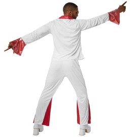 dressforfun 900470 - Men's Costume Disco Dancer, Shirt with Trumpet sleeves and Flares (L | No. 302152)