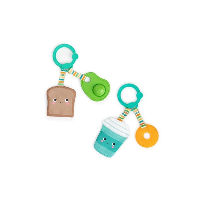 Bright Starts Kit de Mordederas y Peluches para Bebés