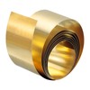 sourcing map Brass Sheet Roll, Metal Foil Plate 1000mm x