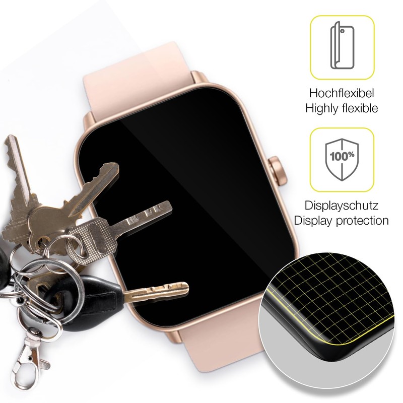 dipos FLEX 2x Schutzfolie klar passend für Aeac IDW19 1.8