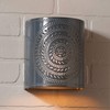 Chisel Sconce Light in Country Tin, Wired