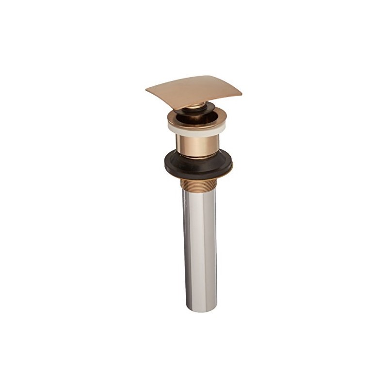 Delta Faucet 72174-CZ Square Push Pop-Up Bathroom Sink Drain without