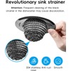 Sink Drain Strainer, Flexible Anti-Slip Chainlink Kitchen Sink Strainer with