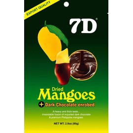 Enrobed Premium Philippine Cebu Mango - Pack of 5 x 80g (400G) L8