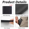 AdiStylinno Men’s Leather Wallet, RFID Blocking Bifold Men’s Wallets Bussiness