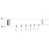 Stainless Steel Magnetic Knife Holder Wall Mounted Double Bar Kitchen