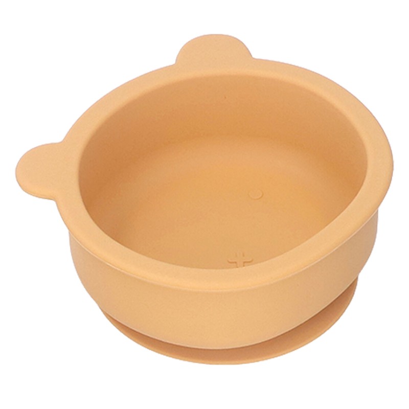 Baby Feeding Set Cute Bear Shape Soft Safe Silicone Toddler