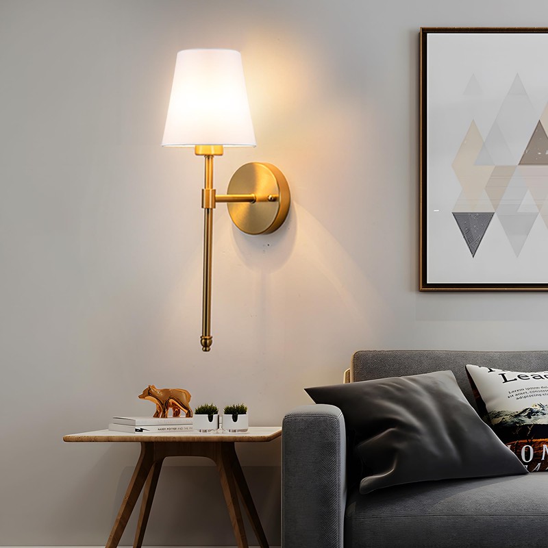 Battery Operated Wall Sconces Set Of 2, Wireless Battery Wall