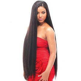 Human Hair Quality Encore Lavie New Yaky weaving Prime UniMix by Janet Collection_2 (dark brown)_16"