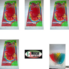 7x10 Slaps Cachepigui (Cachetadas) Tropical Fruit Lollipop Mexican Candy(70pc)