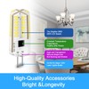 Megereet G4 LED Bulb 120V Dimmable 3W(20W 30W Halogen Equivalent)