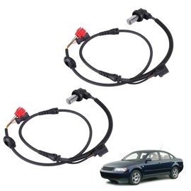 ISAKEN 2 x ABS Sensor Wheel Speed Sensor Front Left or Right 8D0927803D for A4 8D2 8D5 Passat 3B2 3B3 3B5 3B6 ABS Speed Sensor 8D0927803B, 8D0927803C Speed Sensor