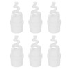 sourcing map 6Pcs Spiral Cone Nozzles, 3/4" Male PP Plastic