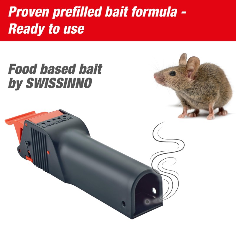 SWISSINNO Mouse Trap No See No Touch - Effective, Non-Contact