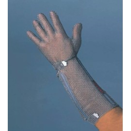 NiroflexUSA niroflex 2000 Stainless Steel Mesh Safety Glove GU-2509 6" Cuff Sz Large NEW