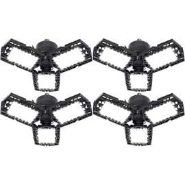 ANYPOWK LED Garage Lights 50W - 5000 Lumen 6500K Daylight, Three Leaf Led Garage Ceiling Lighting -4 Pack