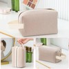 Wjelet Women's Cosmetic Bag Set, Cord Toiletry Bag for Travel,
