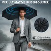 Storm Proof Umbrella with Travel Case I Pocket Umbrella Large