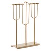 Modern Design Hanukkah Menorah Exceptional presentational Piece, 9 Branch Tea