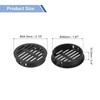 uxcell Round Soffit Vents 2 inch, 8Pcs Black Plastic 50mm