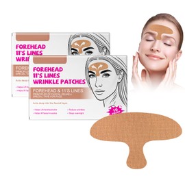 Anti-Falten Stirn-Patches mit Hyaluronsäure, 2er-Set, Facial Mask, Intensiv Feuchtigkeitsspendend, Natürliche Straffung, Glättung von Mimikfalten, 24h Hautpflege für Gesicht