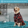 LovinPet Pet Pajamas for Large Dogs - Floral Navy and