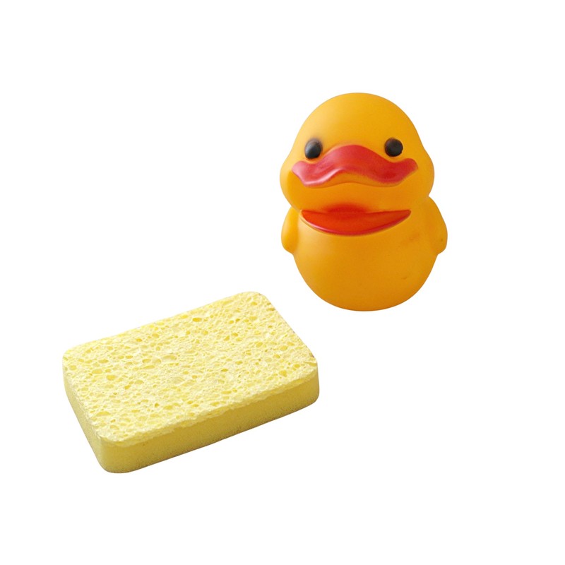 Duck Sponge Holder for Kitchen Sink – Cute Animal Design