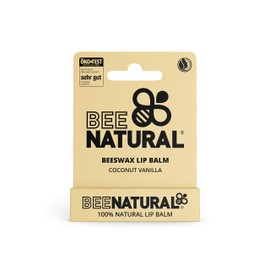 Bee Natural - 100% Natural Moisturising Lip Balm, Coconut Vanilla Flavour, 4.2g