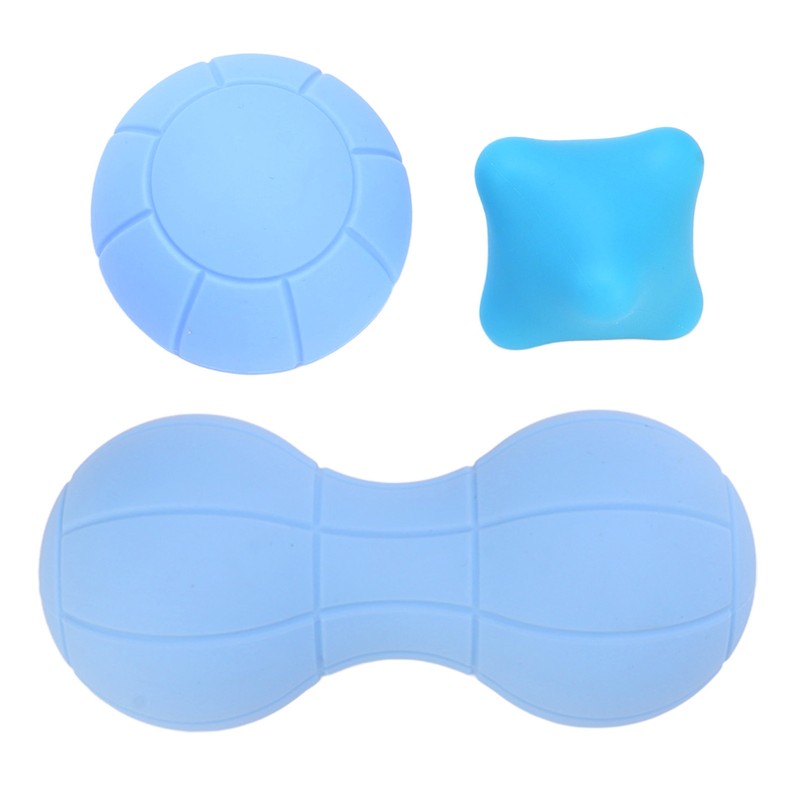 Massage Ball Set 3 Different Silicone Massage Balls for Deep