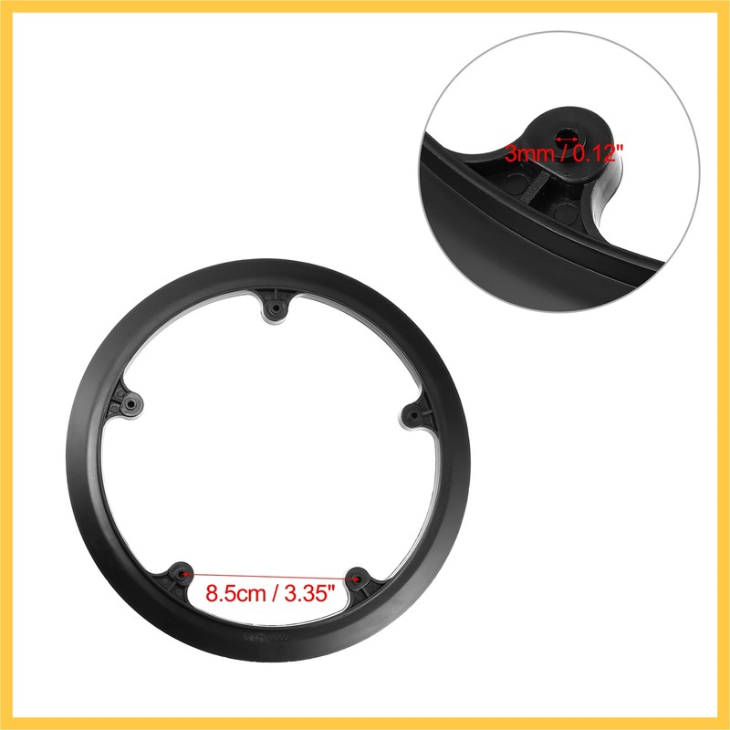 BULLSPANN 2pcs 44 Teeth 8.5cm 5 Holes Bicycle Bike Crankset