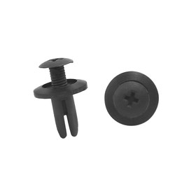 A ABSOPRO Car Bumper Door Trim Clips 6mm Hole Push in Rivets (Set of 10)