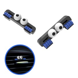 Car Air Freshener DEAMUN Baby Spy Hidden Invicible Cute Diffuser Vent Clips, Perfume Fragrance Long Lasting Fresh Scent,Decoration Accessories Gifts For Women Men with 8 Refills (Blue, 4 Scents)