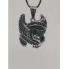Joyeria Jara Stainless Steel Live To Ride Eagle Harley Pendant