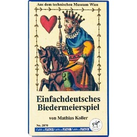 Piatnik 2870 - Einfachdeutsches Biedermeierspiel