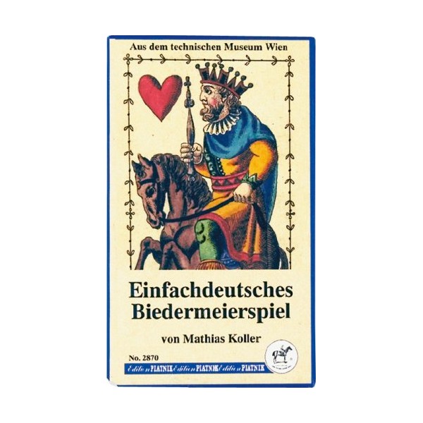 Piatnik 2870 - Einfachdeutsches Biedermeierspiel