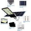 Unbranded 2000W Commercial LED Solar Street Lights Outdoor Ultra Daylight