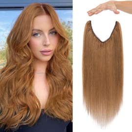 MY-LADY Secret Wire Extensions with Adjustable Fish Line Light Brown 35 cm