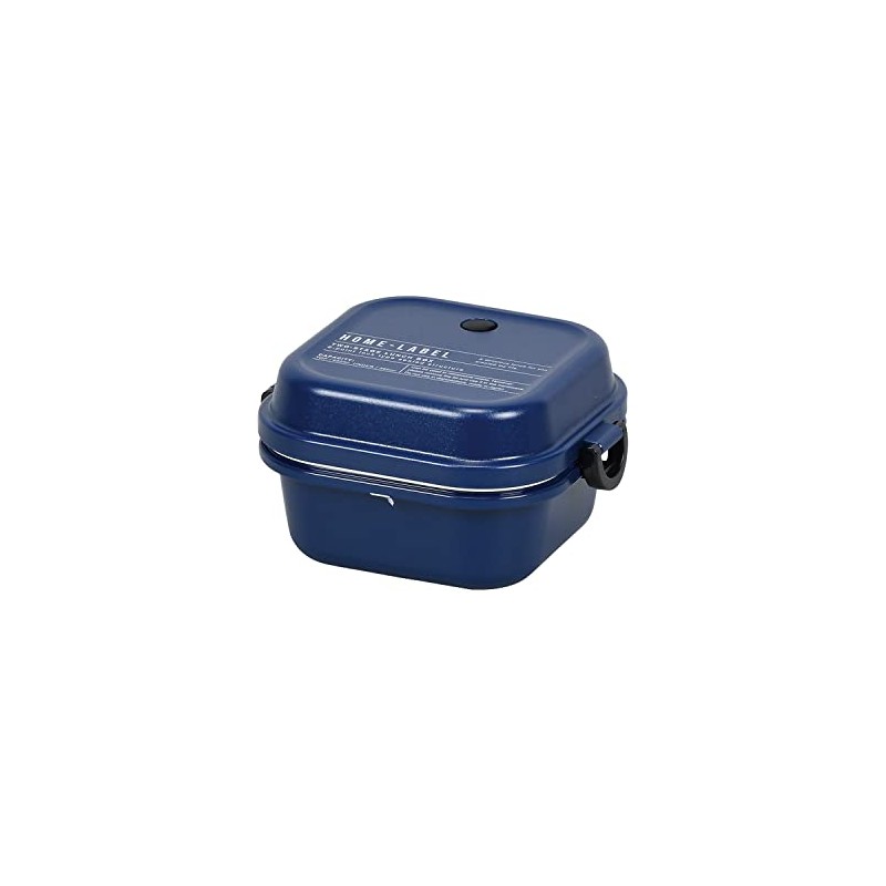 Pearl Metal D-6725 Home Label II Lunch Box, Square, M,