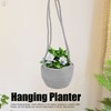 Hanging Basket Cotton Jute Rope Durable Hanging Planter Plant Holder