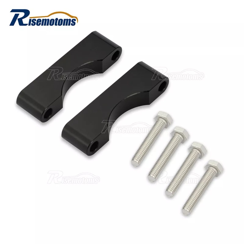 risemotom8 Black 21" 23" 26" Front Fender Spacers For Harley