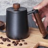SOVIFKI Coffee Drip Pot, Graduated Drip Pot, Walnut Wood Handle