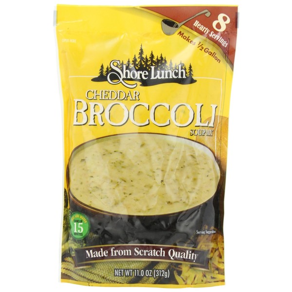 Shore Lunch Cheddar Broccoli Soup Mix, 11-Ounce (Pack of 3)