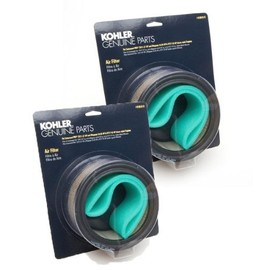 Kohler (2 Pack) 45 883 02-S1 Engine Air Filter With Pre-Cleaner Kit For K341, M10 - M16, KT Dome Style, CV17 - CV25